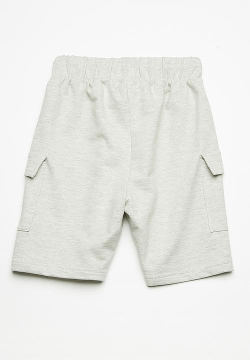 Superbalist - Draw cord utility shorts - stone grey