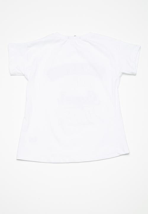 Superbalist - Embroided swing tee - white
