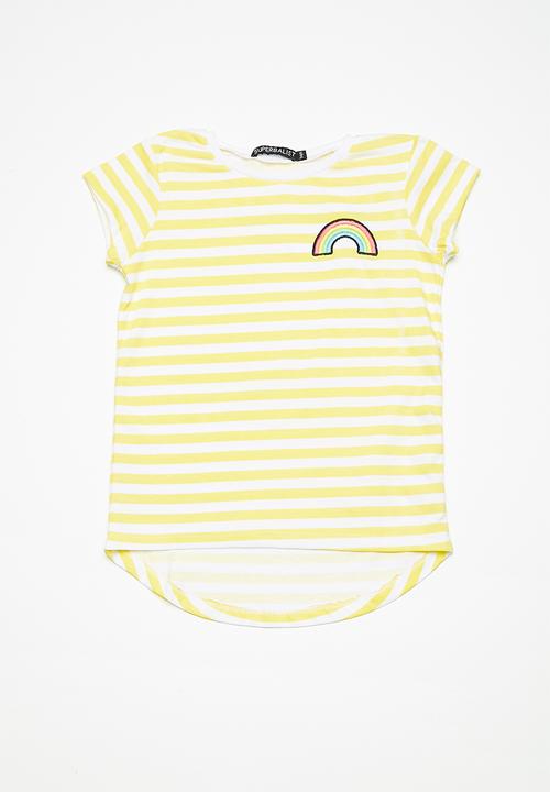 Superbalist - Kids girls 2 pack embroidered tee - multi 
