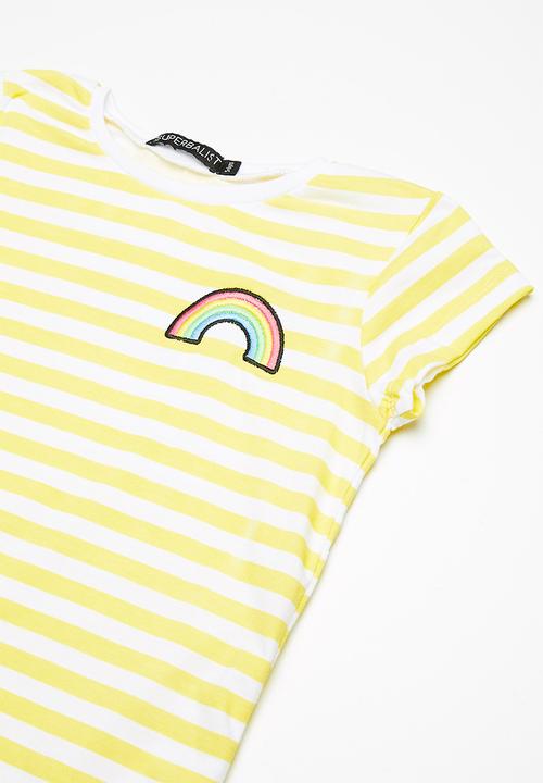 Superbalist - Kids girls 2 pack embroidered tee - multi 