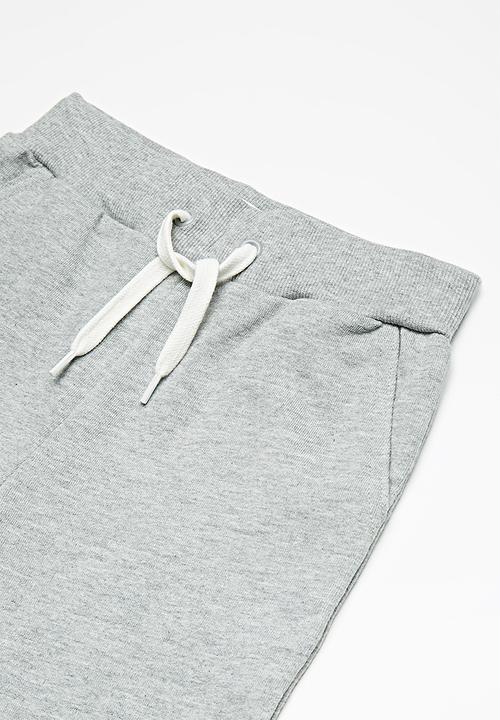 Name It - Vain long sweat shorts - grey 