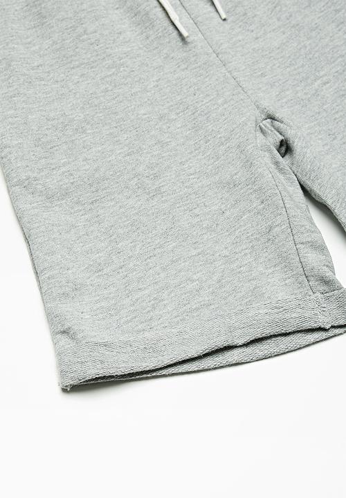 Name It - Vain long sweat shorts - grey 