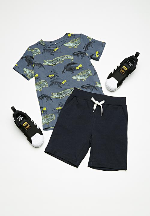 Name It - Vain long sweat shorts - navy 