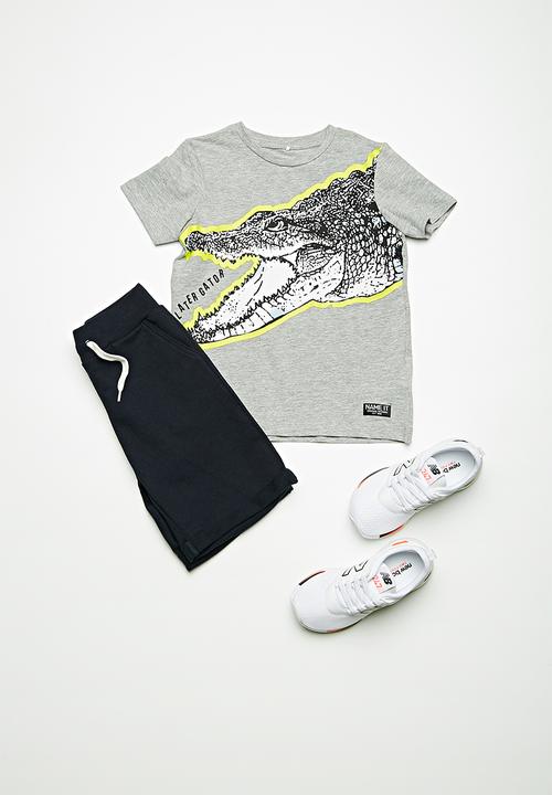 Name It - Decko top - grey 