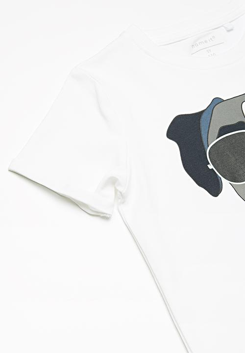 Name It - Julian short sleeve top - white 