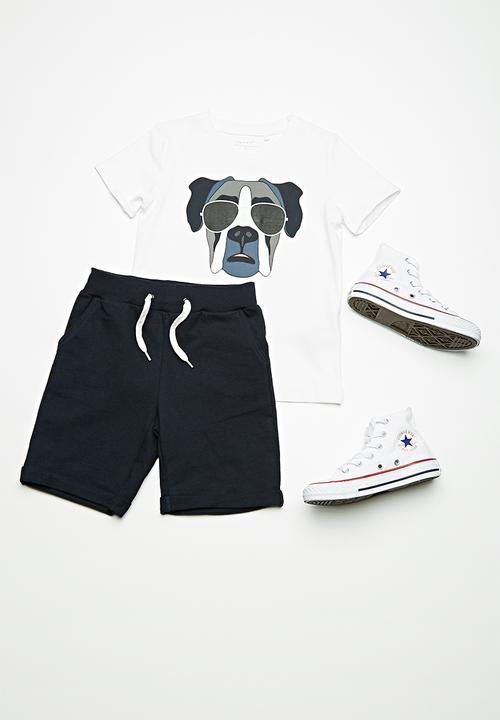 Name It - Julian short sleeve top - white 