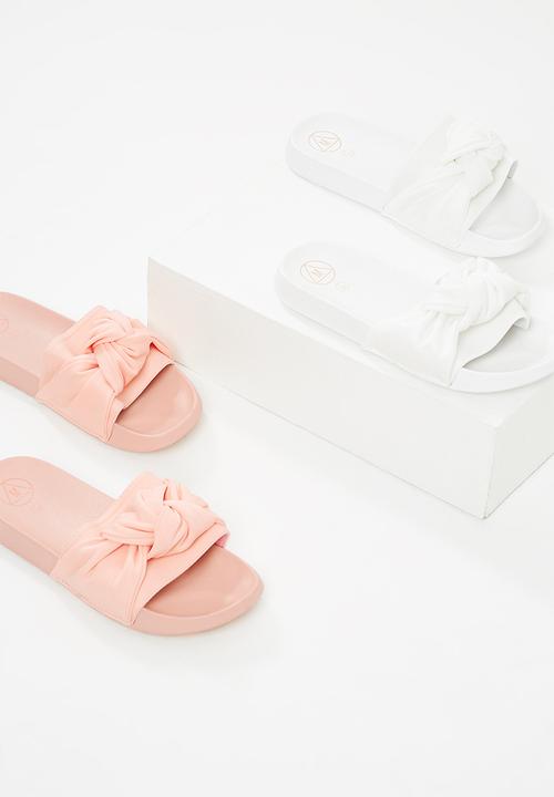 Missguided - Neoprene knot slider - pink 