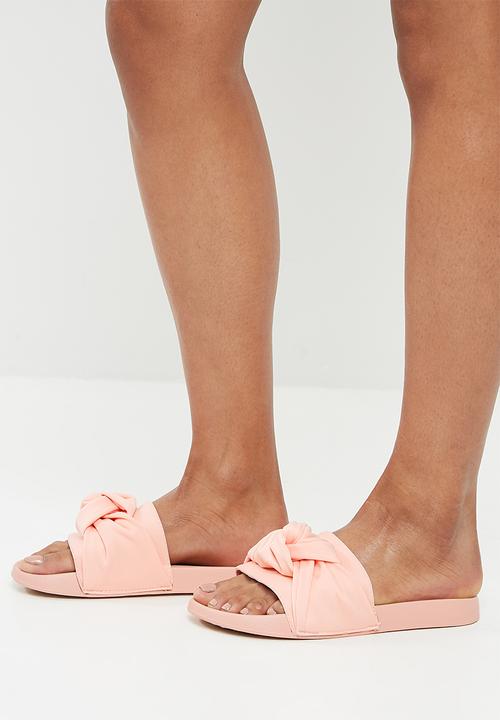 Missguided - Neoprene knot slider - pink 