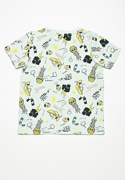 Name It - Halfdan short sleeve top - green 