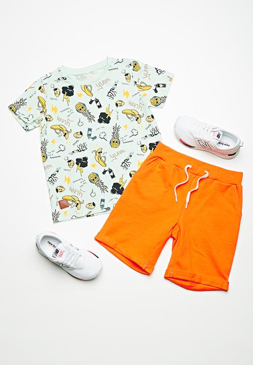 Name It - Halfdan short sleeve top - green 
