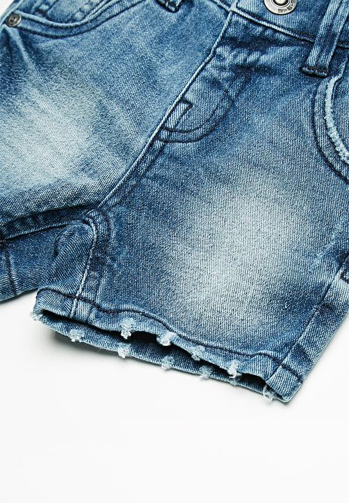Name It - Sofus denim long shorts - blue 