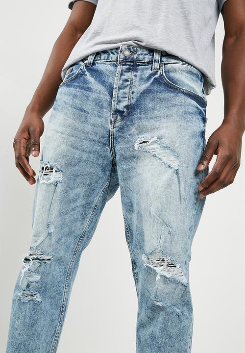 Only & Sons - Regular cropped jeans - blue