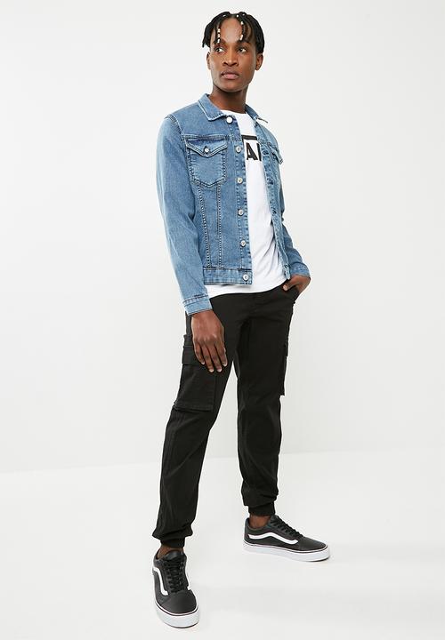 Only & Sons - Camp denim jacket - blue