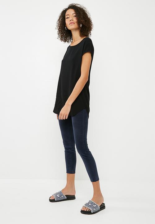 Cotton On - Mid rise grazer skinny jean - navy