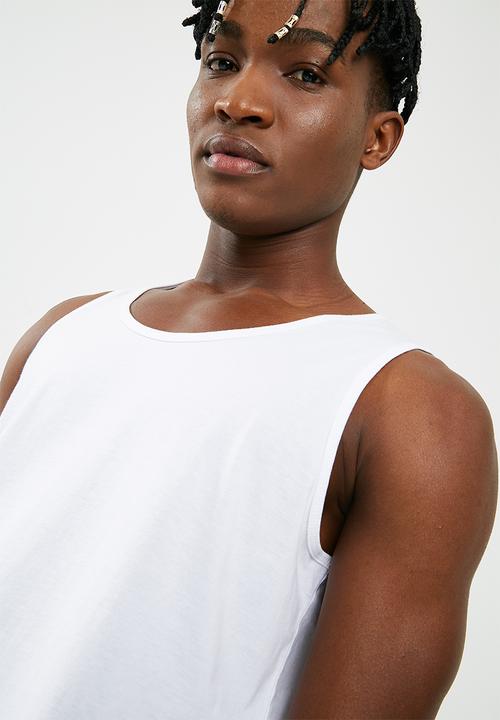 Superbalist - Plain vest 3 pack - navy, white & burgundy