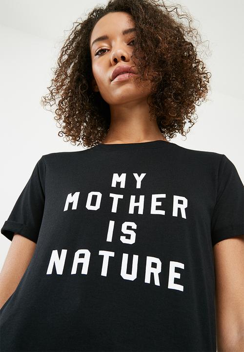 Cotton On - Slogan T-shirt - black 