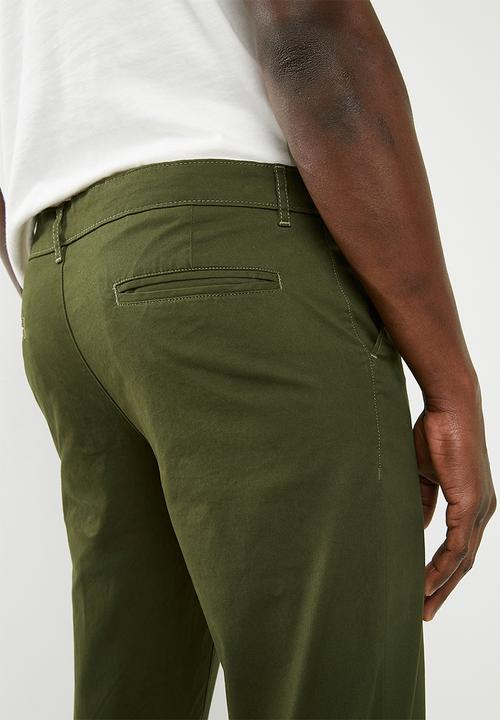 Superbalist - Slim chino - green 