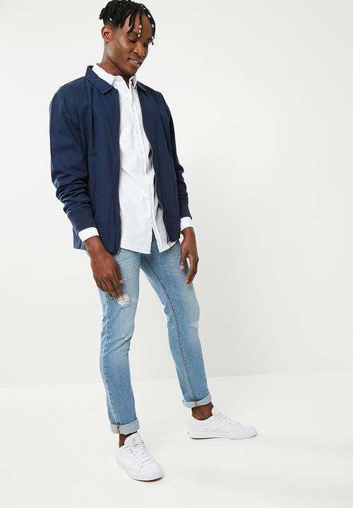 Superbalist - Skinny scuffed jeans - blue 