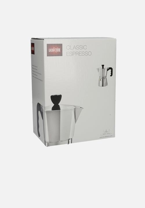La Cafetiere - 6 cup classic espresso moka pot - polished