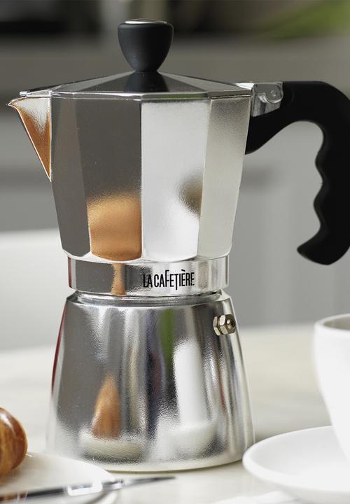 La Cafetiere - 6 cup classic espresso moka pot - polished