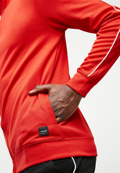 Only & Sons - William track top - red