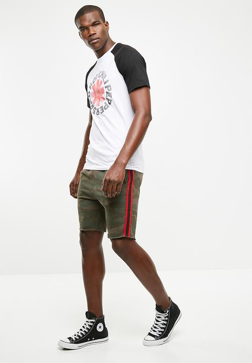 Only & Sons - RHCP raglan tee - white