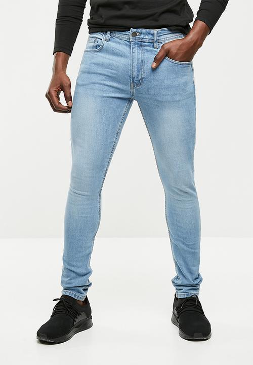 super skinny jeans blue