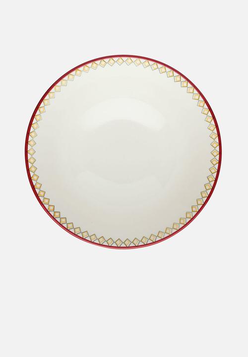 Kitchen Craft - Bright geometric snack bowl
