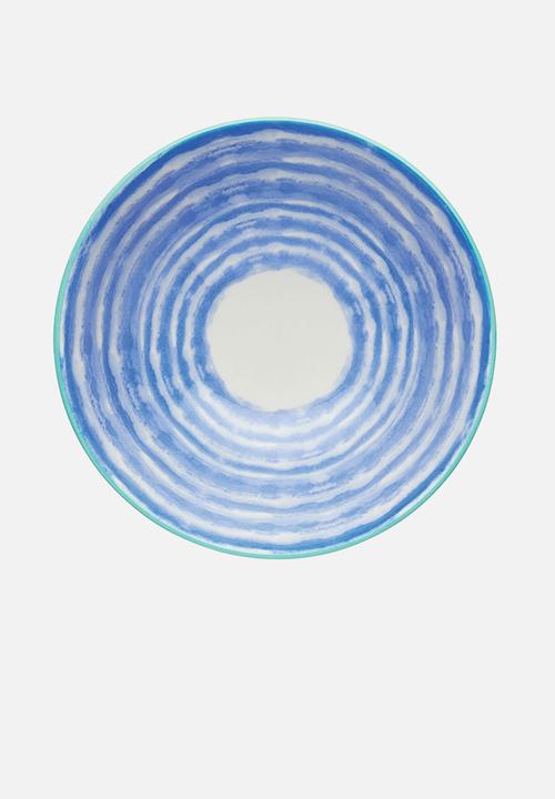 Kitchen Craft - Blue watercolour snack bowl
