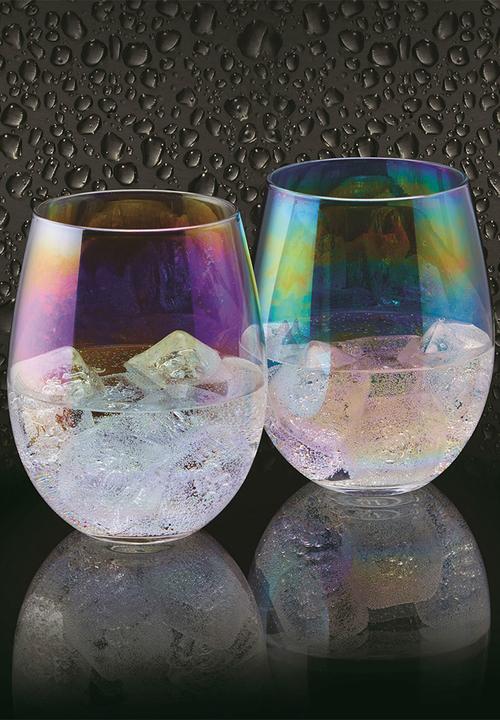 Kitchen Craft - Lustre tumbler set of 2 - iridescent