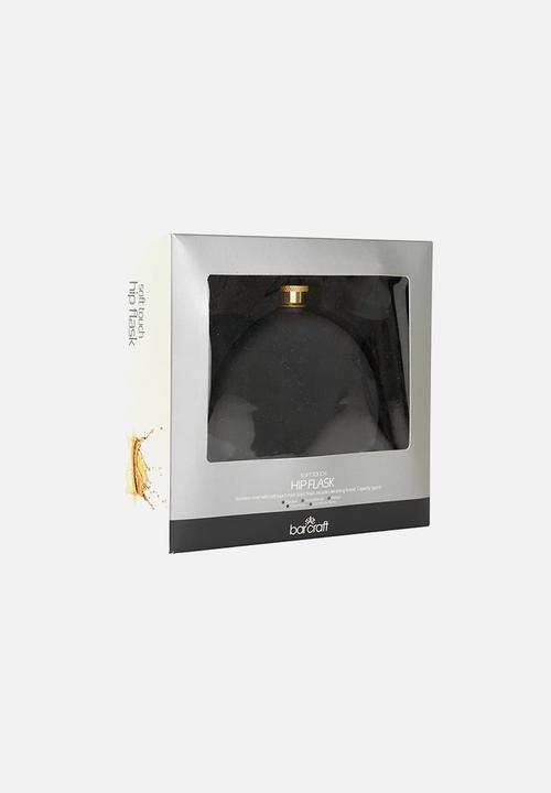 Kitchen Craft - Stainless steel 350ml hip flask - soft touch