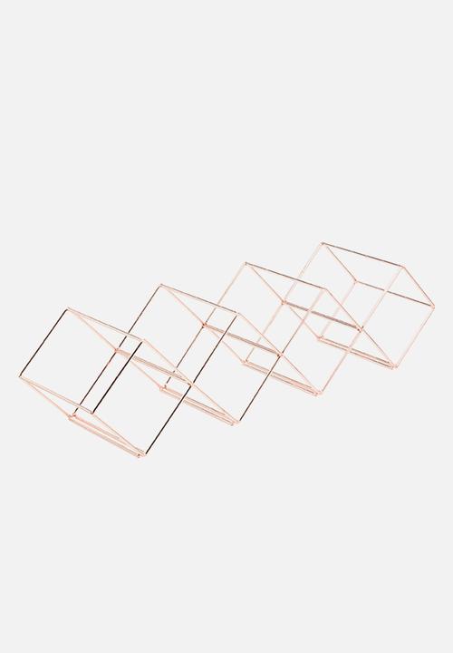 Kitchen Craft - Stackable wine rack - copper finish