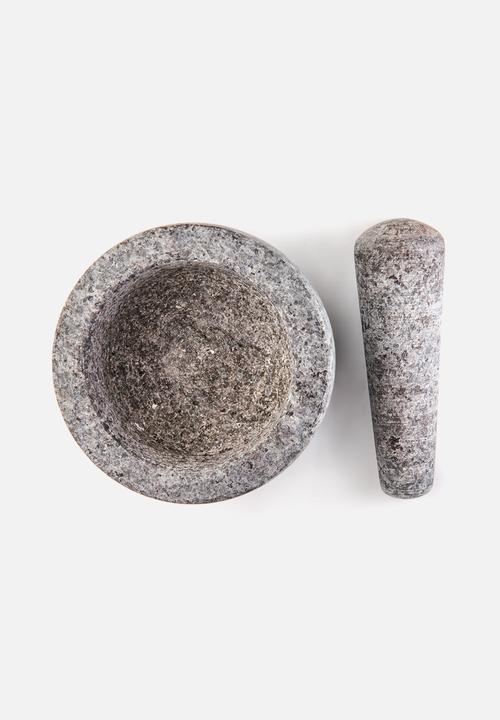 Humble & Mash - Granite pestle & mortar - grey