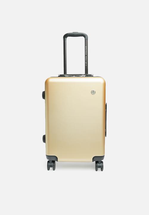 it gold suitcase