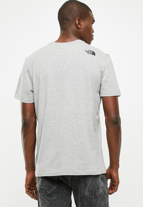 The North Face - M S/S simple dome tee - Medium grey heather