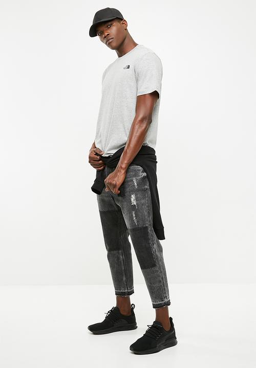 The North Face - M S/S simple dome tee - Medium grey heather