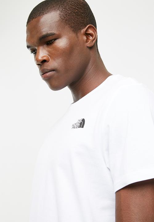 The North Face - Red box tee - white 