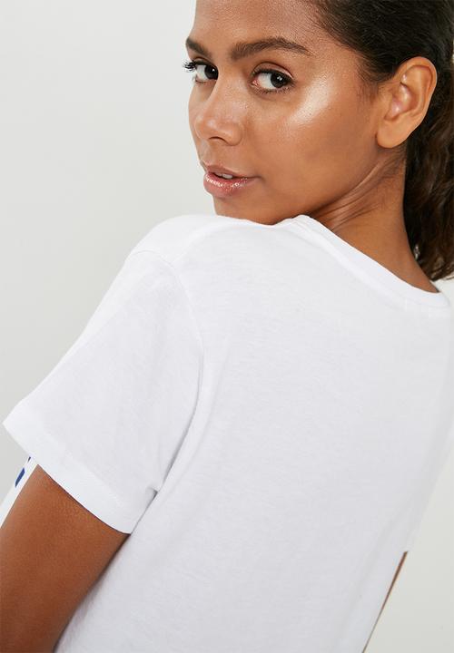 Superbalist - Number slogan tee - white