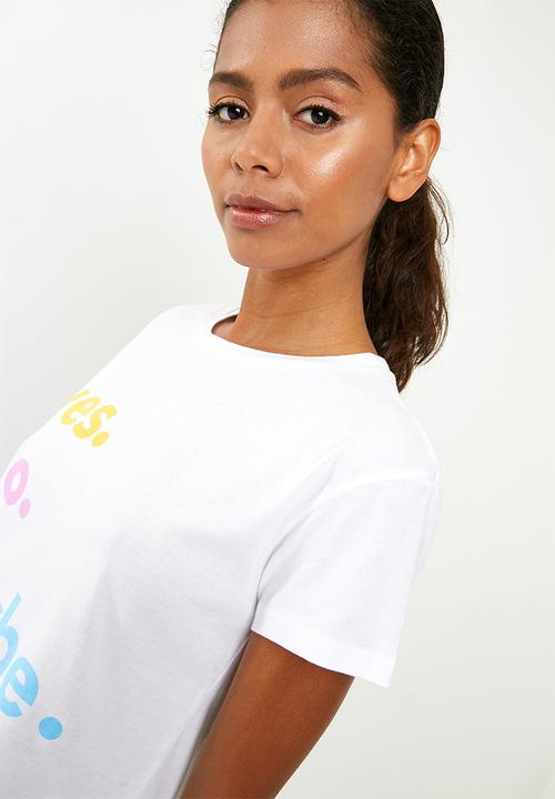 Superbalist - Yes tee - white