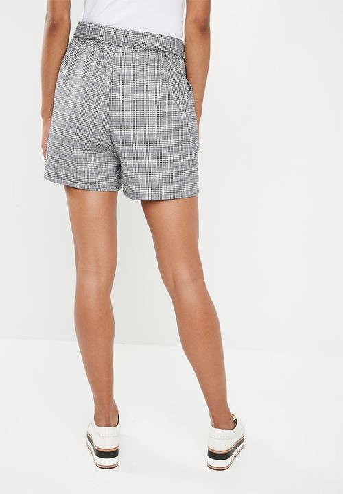 Superbalist - Check self tie shorts - multi