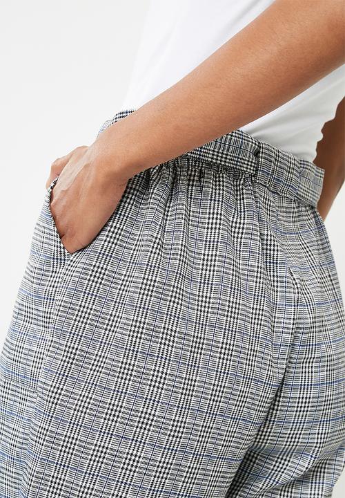 Superbalist - Check self tie shorts - multi