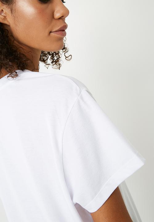adidas Originals - Boxy trefoil tee - white 
