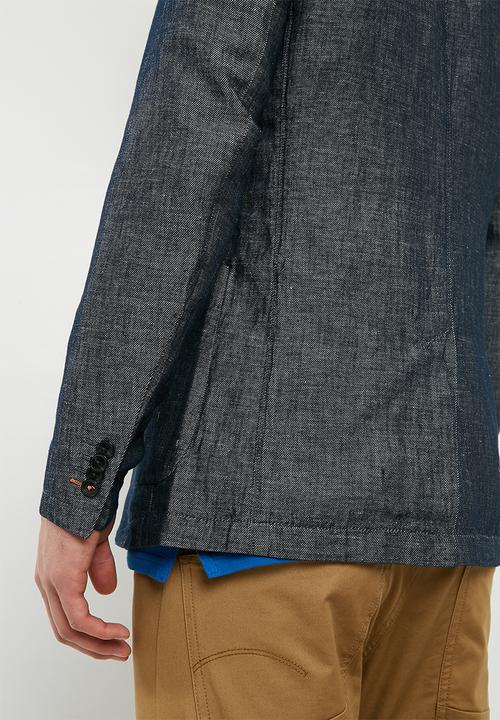 Jack & Jones - Chambray light blazer - navy 