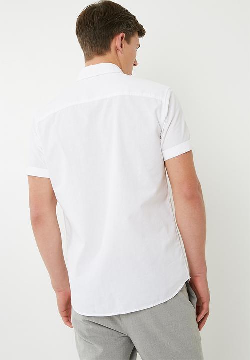 Jack & Jones - Summer shirt plain - white 