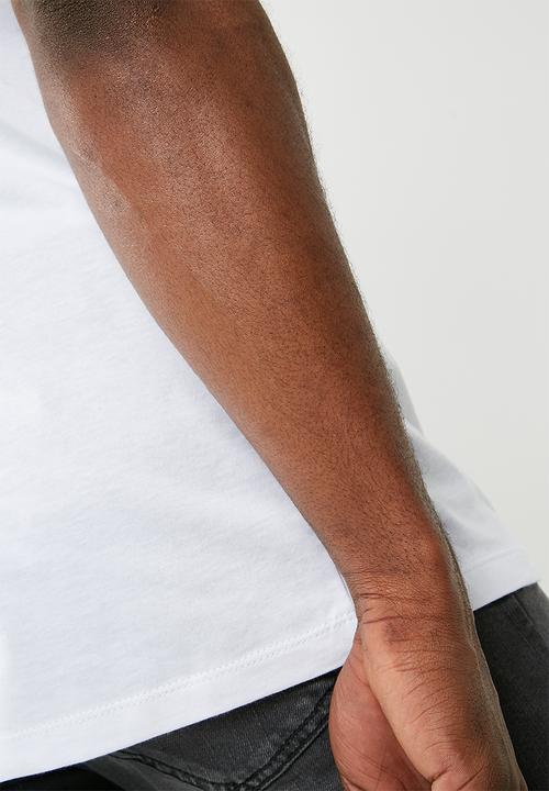 Superbalist - 2-pack vee neck tee - white 