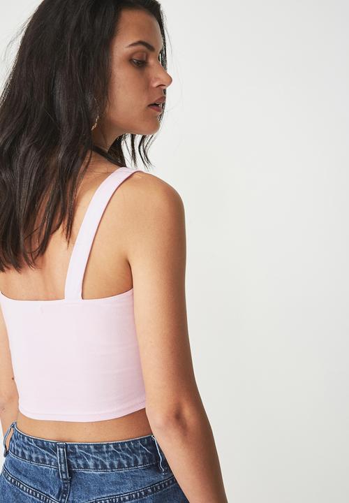 Cotton On - Jenna bustier cami - pink