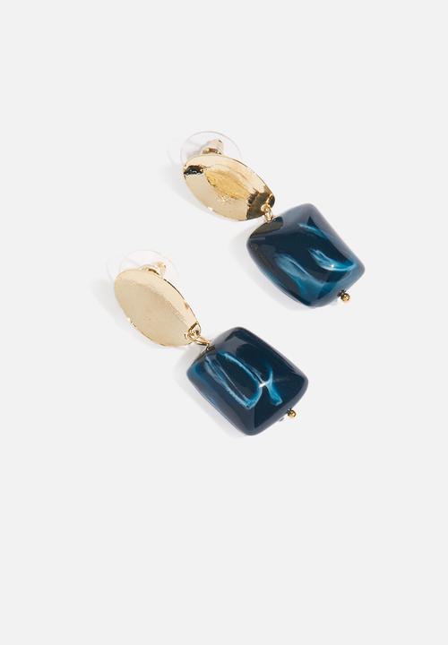 Superbalist - Emmy earrings - blue & gold 