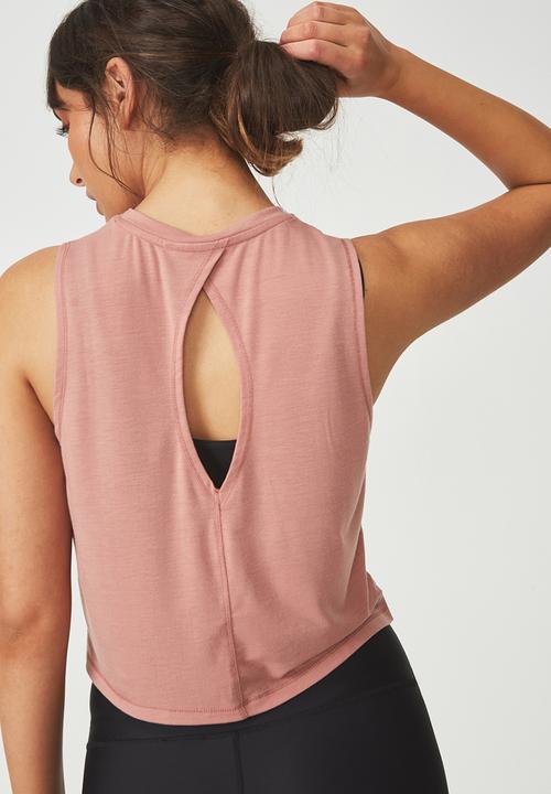 Cotton On - Twist hem tank - pink