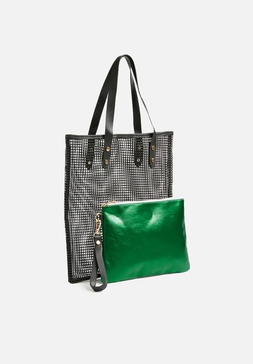 dailyfriday - Jayde net tote - black