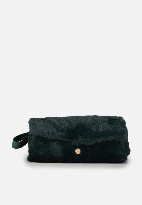 Cotton On - Roll up brush cos case - green 